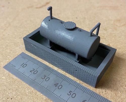 Pjd058 model railway oil tank - model,